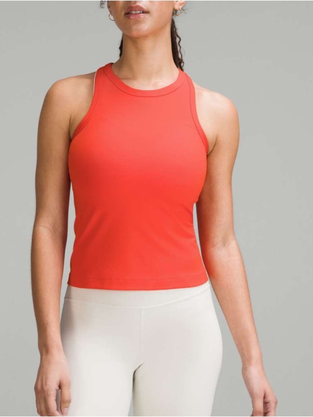 Brand New lululemon Align Waist Lenght Racerback Solar Orange Nulu women’s 10